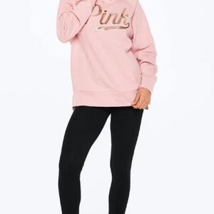Victoria's Secret Pink sequin leggings pullover & high waist legging NWT